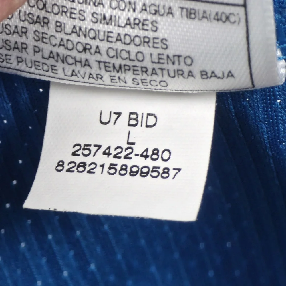 Nike Mens Large Legend Training Shirt Blue‎ Short Sleeve Athletic Gym 257422-480